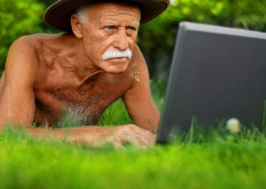 Пенсионеры в Интернете